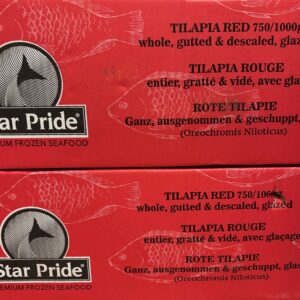 TILAPIA ROUGE 750/1000 KG