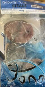 Yellowfin Tuna Steak skin on
